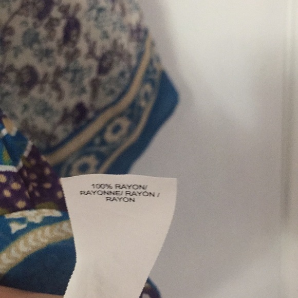 Lucky Brand Floral Top/Blouse - Picture 10 of 11